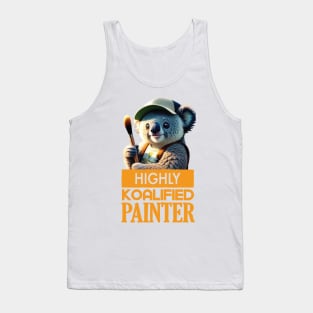 Just a Highly Koalified Painter Koala Tank Top
